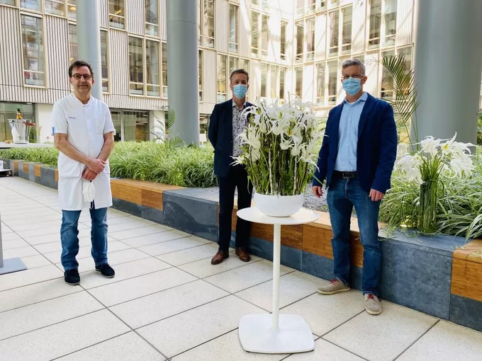 Diederik Gommers doopt nieuwe tulp Healthcare