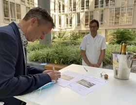 Diederik Gommers doopt nieuwe tulp Healthcare